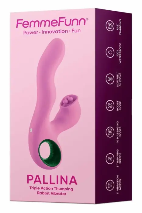 Многорежимный вибратор FemmeFunn Pallina Pink – розовый