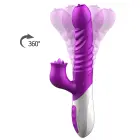 Heating Thrusting Vibrator with Clitoral and G-Spot Stimulator – USB Rechargeable — Photo 5