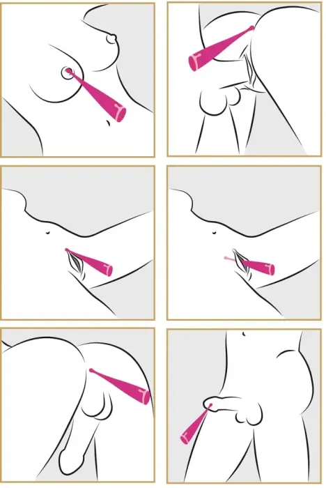 Couples Choice Spot Vibrator – 17.5 cm (6.9″) – Pink Photo