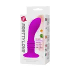 PRETTY LOVE - Vibrating Anal Plug with Suction Cup – 12 cm – Black — Photo 9