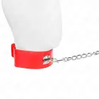 Kink Adjustable Red Collar with Wide Strap 33.5-41 cm, 65 cm Belt — Photo 5