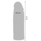 HIDDEN DESIRE INFERNO vedelast silikoonist peenise varrukas – 15 cm – nahavärv — Foto 1