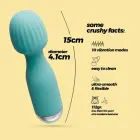 CRUSHIOUS Wanderlust Mini Wand Vibrator – 15 cm (5.9″) – Green — Photo 6
