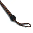 Leather Whip Black & Brown – 90 cm — Photo 5