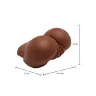 Big Ass Banger Vibrating Masturbator – Brown — Photo 7
