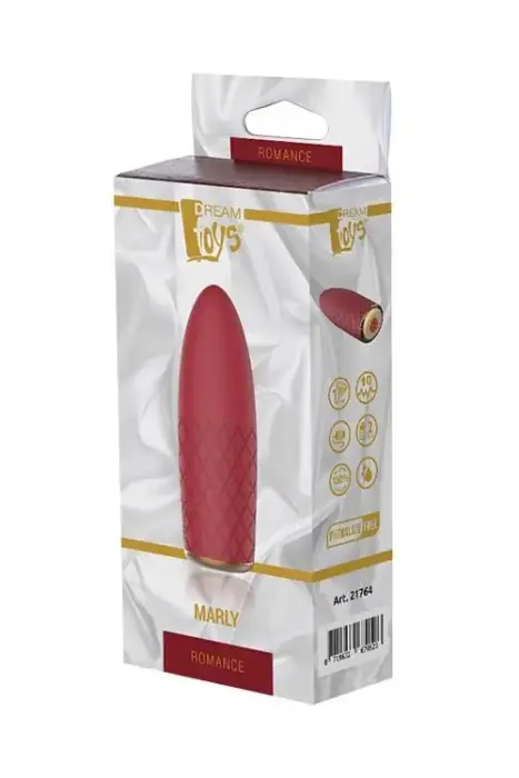 ROMANCE Marly мини-вибратор – 10 cm (4″) – красный