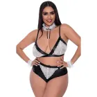 Magic Silk Dirty Deeds Lingerie Set – Black – 2XL — Photo 2