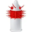 Egzo Ugly Coyote Ribbed Condoms – 3 pcs — Photo 3