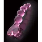 Icicles No. 43 Klaasist Dildo – 20 cm (8″) – Roosa — Foto 4