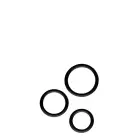 All Time Favorites 3 Silicone Cockrings – 3 silikoninių erekcijos žiedų rinkinys — Nuotrauka 2