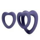 Heart Cockring Set – Purple — Photo 8