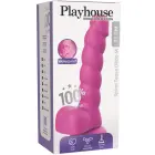 Playhouse Spiral Tease Dildo – спиральный дилдо из жидкого силикона – M — Фото 2