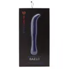 Baelii jaudīgs elastīgs vibrators – 18 cm (7″) – zils Foto 2