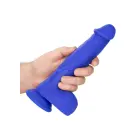 Admiral vibrējošs dildo – 20 cm (8″) – zils — Foto 9