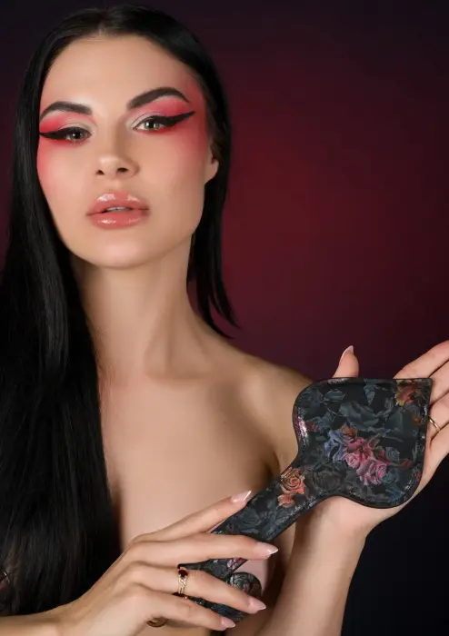 GEISHA Floral Jacquard plakšķene – melna