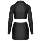 Cottelli PARTY Set – Black Matte Top & Mini Skirt, XL, Decorative Details — Photo 7