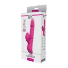 VIBES OF LOVE Heating Thruster Vibrator – 18 cm (7″) – Pink — Photo 1