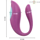 Intense Annie U-kujuline vibraator – 9 cm (3.5″) – lilla — Foto 3