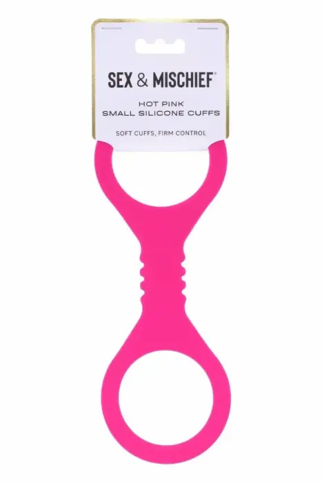 Sportsheets Small Silicone Cuffs – манжеты – силикон – ярко-розовый