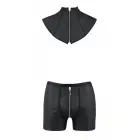 Passion 051 Edward men's set – shorts + collar – black – L/XL — Photo 3