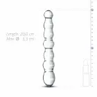 Glas No. 19 – kahepoolne helmestega klaasmassaaživahend – 18 cm — Foto 4