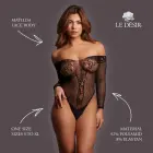 Matilda pitsist bodi – Üks suurus – Must — Foto 4