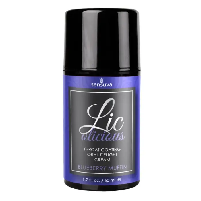 Sensuva Lic-o-licious Intimate Oral Cream Blueberry Muffin – 50 ml