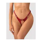 Inferno Open Crotch Thong – Red/Silver – S/M/L — Photo 2