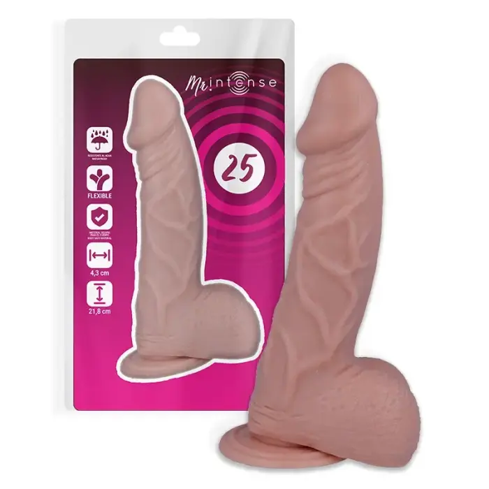 MR INTENSE Model 25 Intimate Machine dildo – 21.8 cm (8.6″) – kūno spalva
