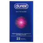 Durex Intense Orgasmic Dotted and Ribbed Condoms – 22 pcs — Photo 1