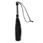 Blaze Silicone Flogger – silikona pātaga – melna – 25,6 cm — Foto 2