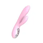 Wibrator-Joker Heating Double Rabbit Vibrator – Pink — Photo 4