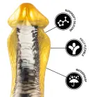 EPIC Cybersilicock Drakon Intimate Machine Yellow Cobra dildo – 20.5 cm (8″) – kollane — Foto 7