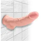 KCP 8 TD Realistic Fat Dildo with Balls and Suction Cup – 24.1 cm (9.5″) – Skin — Photo 4