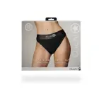 Vibreerivad strap-on hipster püksikud – XS/S – mustad — Foto 2