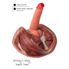 Hardcore Deep Fucker реалистичный вибрирующий мастурбатор – 3.2 kg – телесный — Фото 3