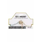 SPORTSHEETS Indica Crystal Day Collar – rohelised kivid – kuldkett – reguleeritav — Foto 1
