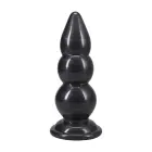 American Bombshell Triple Payload – viļņots anālais aizbāznis – metāla pelēks – 22,2 cm — Foto 4