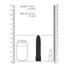Биоразлагаемый вибратор – 14 cm (5.5″) – черный — Фото 4