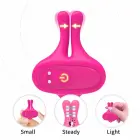 ARMONY Rabbit Shape Magnetic Vibrating Clamps – Pink — Photo 2