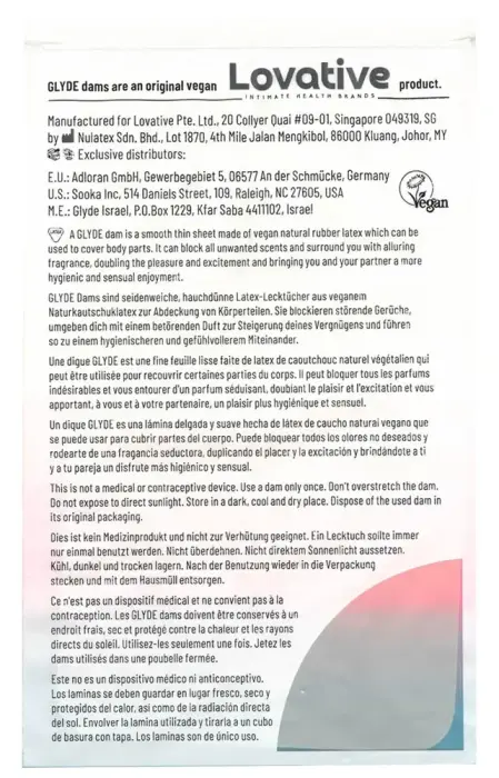 GLYDE vaniļas orālā aizsargplēve – 4 gab. Foto 4