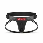 No-Parts Taylor – adjustable strap-on harness with double O-ring – black — Photo 1