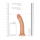 Kumer realistlik dildo iminapaga – 18 cm (7″) – nahavärv — Foto 5