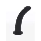 Strap-on dildo (vidējs) – 18–20 cm – melns — Foto 3