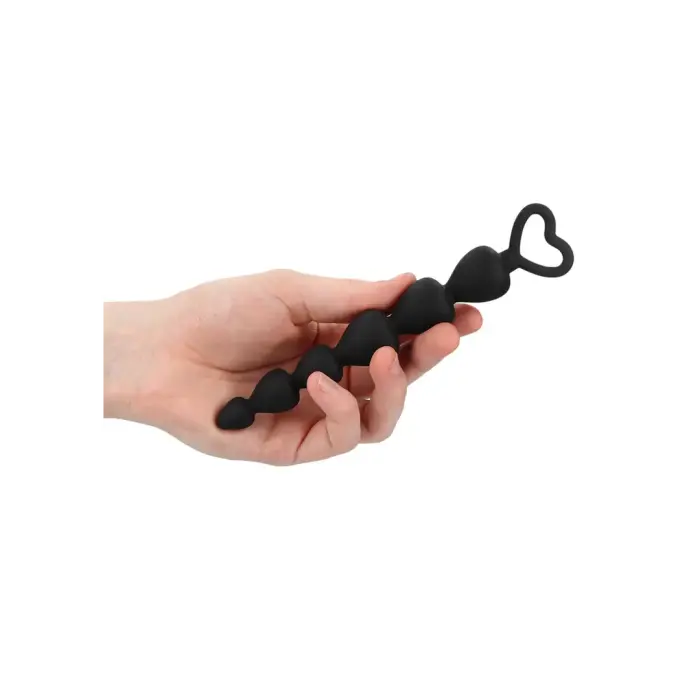 Silicone Anal Beads – 32.7 cm – Black Photo