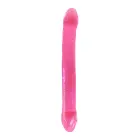 Bubblegum Blast Lollipop Loop – гелевый двусторонний дилдо – розовый – 25 см — Фото 5