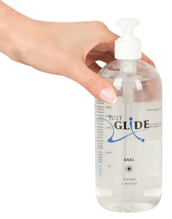 Just Glide Anal lubrikants uz ūdens bāzes – 500 ml Foto 5