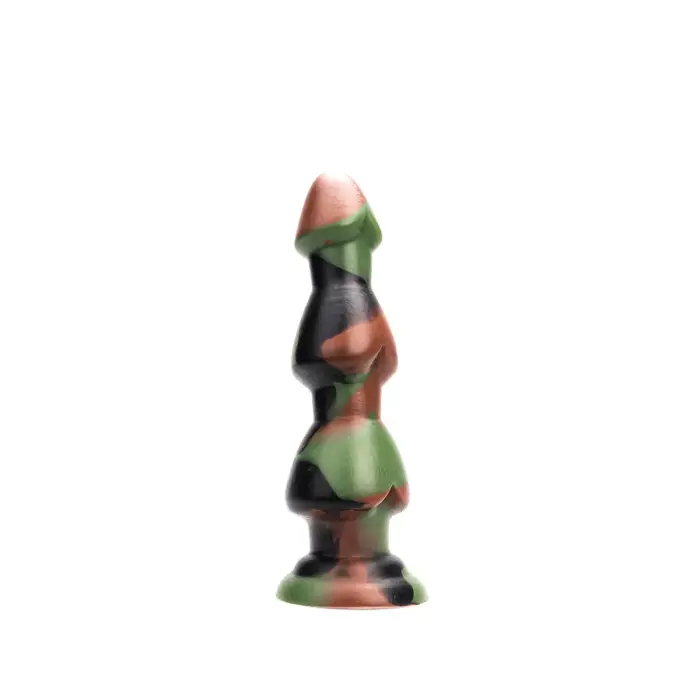 Kiotos Revolt Green Army 29 Small – silikona dildo – 20,5 cm