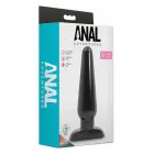 Anal Adventures Basic – tapered PVC anal plug – large – black – 16.5 cm — Photo 1
