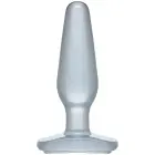 Doc Johnson Crystal Jellies keskmine silikoonist anaaltapp – 12.7 cm (5″) – läbipaistev — Foto 1